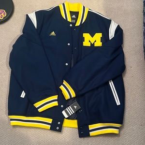 University Of Michigan Adidas Jacket - NEW